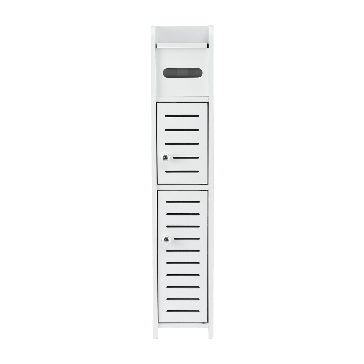 Bathroom Storage Cabinet 3-Tier Slim White | Home & Living