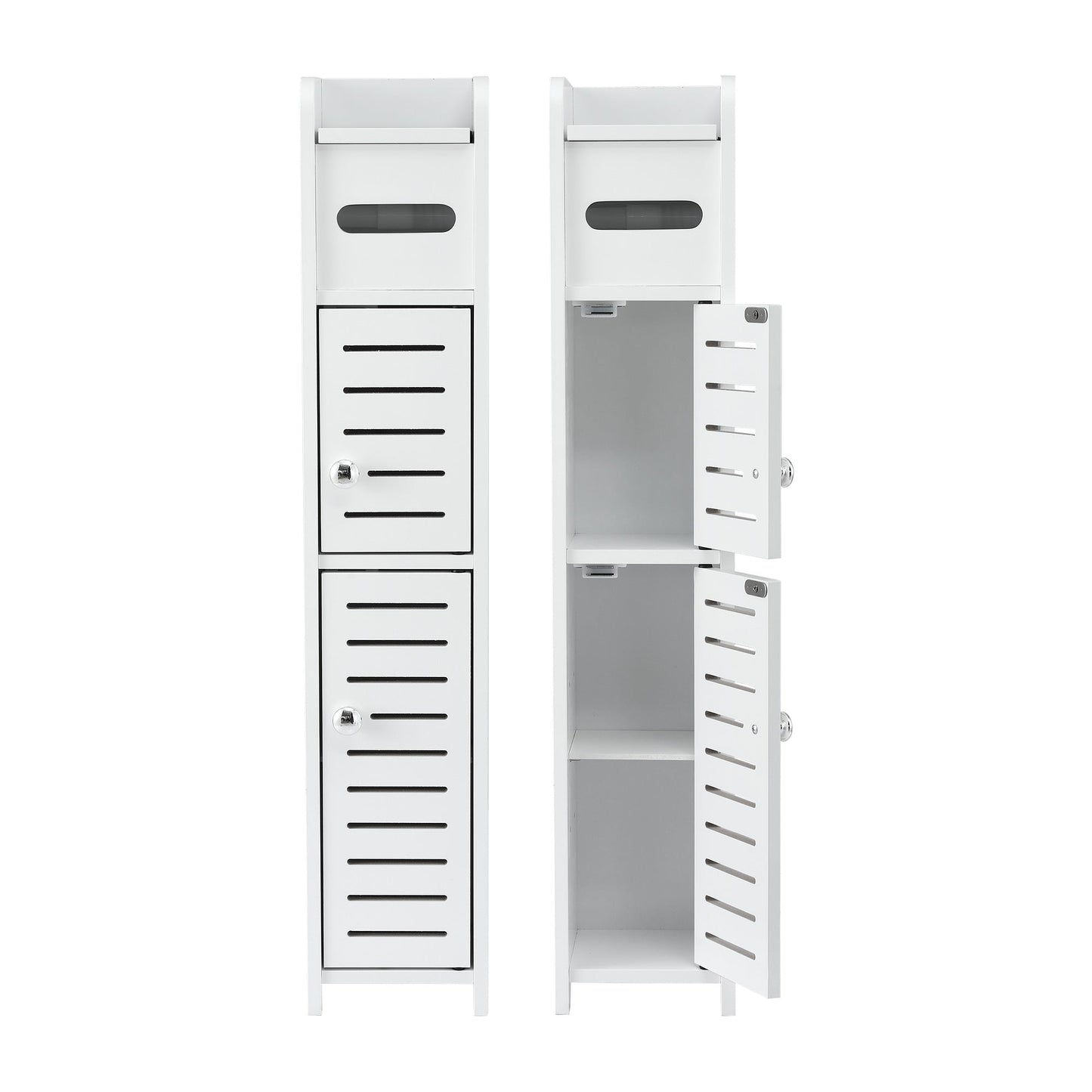 Bathroom Storage Cabinet 3-Tier Toilet Paper Holder 2x | Home & Living