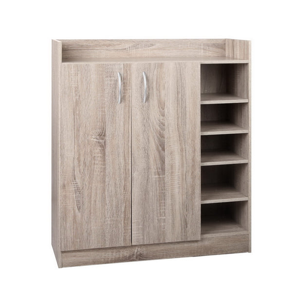  Adjustable Pine Shoe Rack Cabinet - 21 Pairs