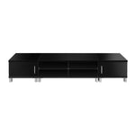 Entertainment Unit with Cabinets - Black