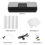 Automatic Food Vacuum Sealer with Cutter - 5 Modes & 4 Rolls Bags