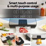 Automatic Food Vacuum Sealer with Cutter - 5 Modes & 4 Rolls Bags