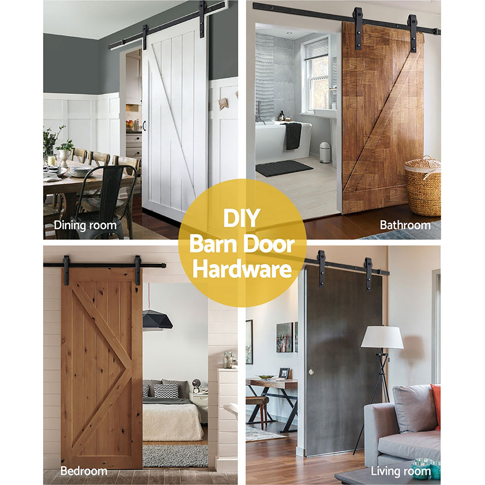 Sliding Barn Door Hardware Track Set 3M