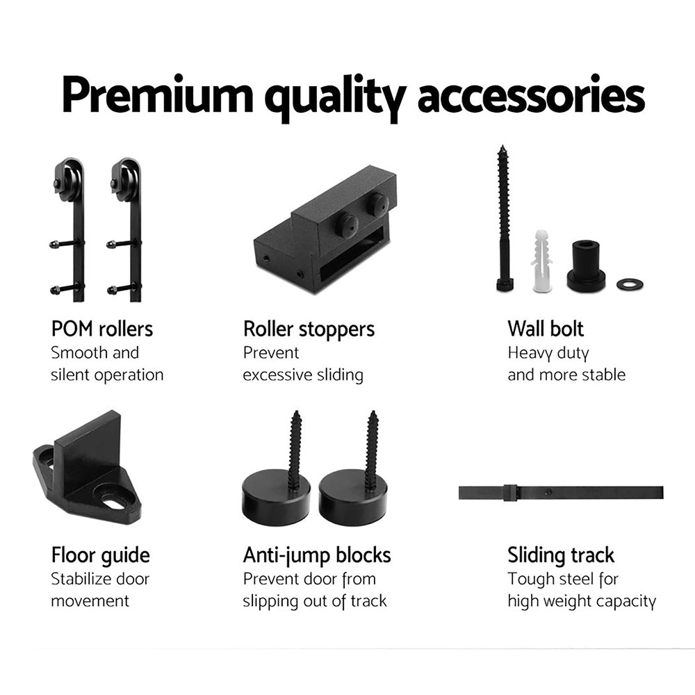 Sliding Barn Door Hardware Track Set 3M