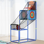 Basketball Arcade Game - Electronic Scorer, Adjustable, Blue