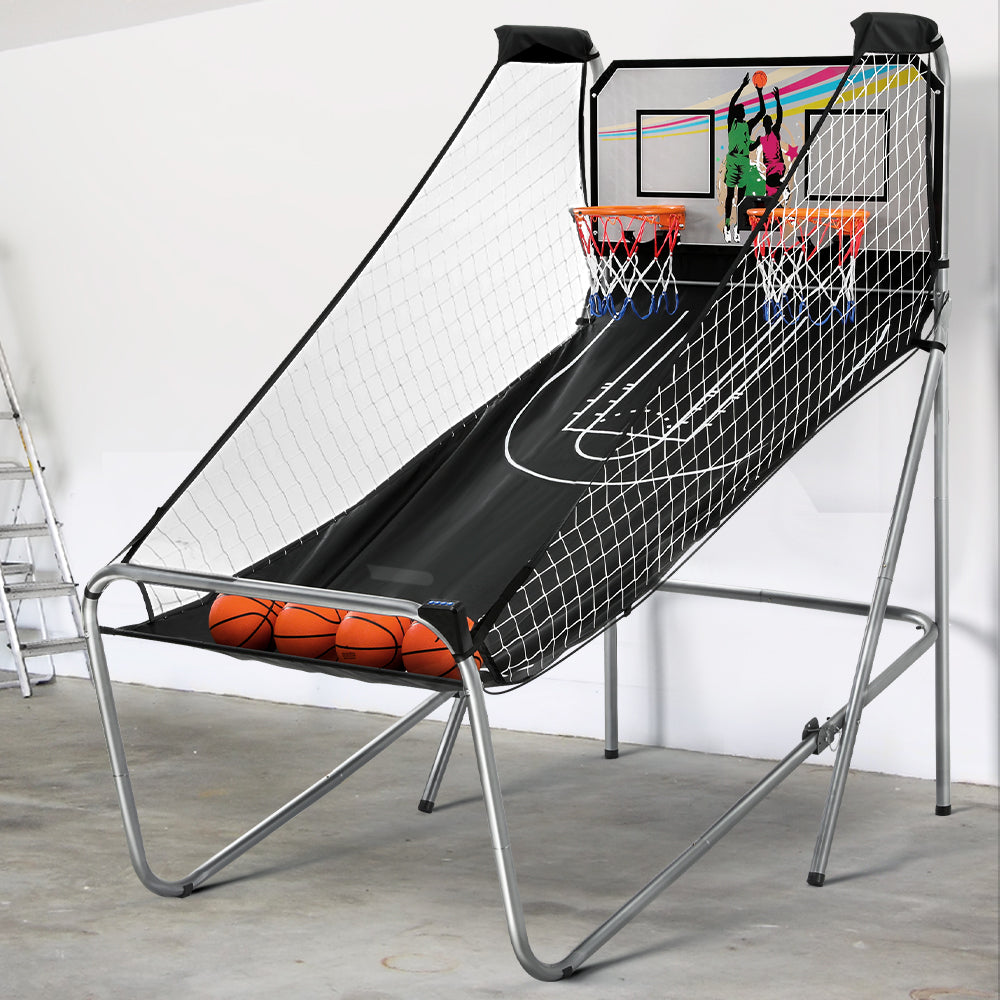 Basketball Arcade Game - Electronic Scorer, 8 Games, Grey