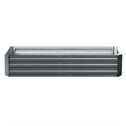 180x90cm Raised Garden Bed - Galvanized Steel