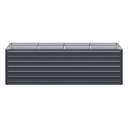 Garden Bed 240x80x77cm Planter Box Raised Container Galvanised Herb