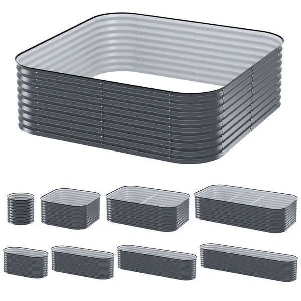  Garden Bed 9 In 1 Modular Planter Box 56CM height