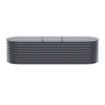 Garden Bed 240X80X56Cm Oval Planter Box