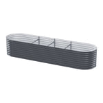 Garden Bed 320X80X56cm Oval Planter Box