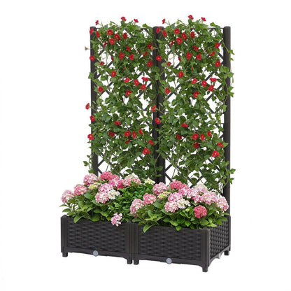 Vertical Raised Garden Bed Self Watering 80x40x122cm | HomeAndLiving