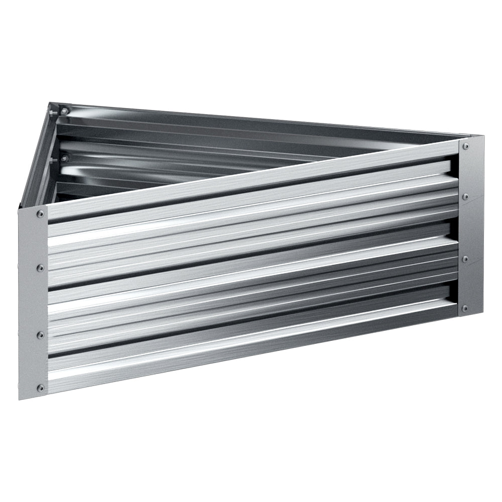 Garden Bed 86x86x30cm Planter Box Raised Container Galvanised Herb