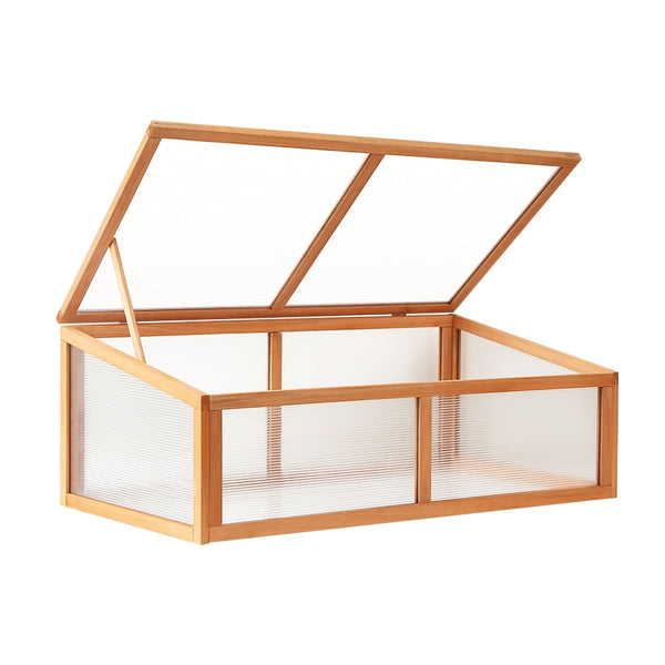  Garden Bed 110x58x42cm Wooden Planter Box Raised Container Growing