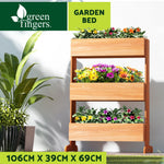 Garden Bed Elevated 69x39x106cm Wooden Planter Box Container Herb