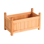 Garden Bed 60x30x33cm Wooden Planter Box Raised Container Growing