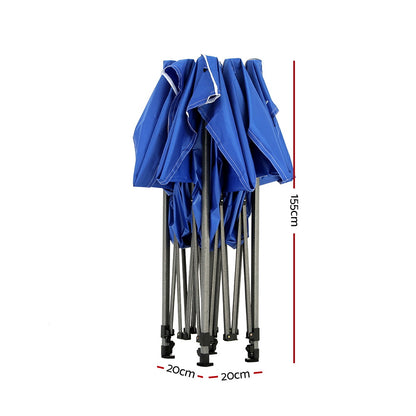 3X3 Pop Up Marquee Folding Tent - Blue