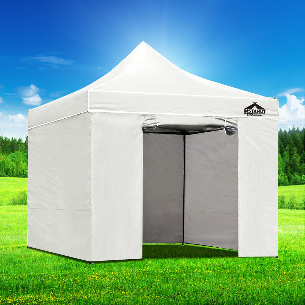 3X3 Pop Up Marquee Folding Tent - White