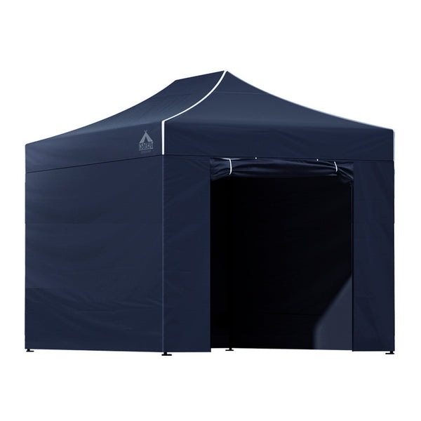  3X4.5 Pop Up Marquee Folding Tent - Navy