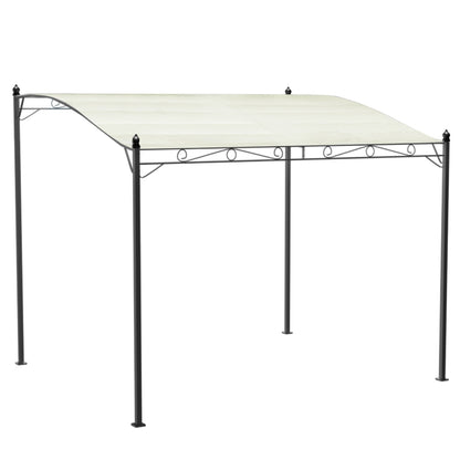 Gazebo 3M Party Marquee Outdoor Wedding Tent Iron Art Canopy Beige