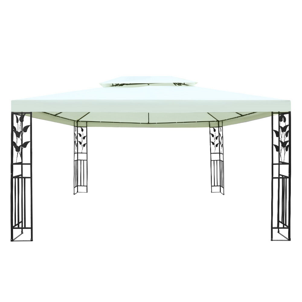 Gazebo 4X3M Party Marquee Outdoor Wedding Event Tent Iron Art Canopy