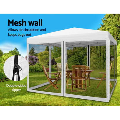 Pop Up 3X3M Wedding Party Tent - White