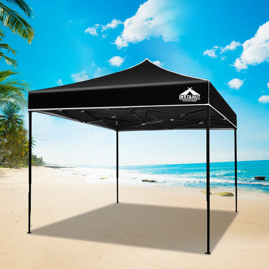 Pop Up 3X3M Folding Tent - Black