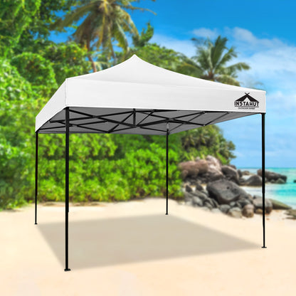 Instahut Gazebo Pop Up Marquee 3X3 Outdoor Wedding Base Pod Kit