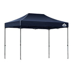 Instahut Gazebo Pop Up Marquee 3x4.5m Outdoor Tent Folding Wedding Gazebos Navy