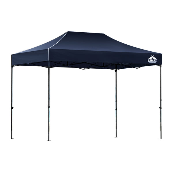  Instahut Gazebo Pop Up Marquee 3x4.5m Outdoor Tent Folding Wedding Gazebos Navy