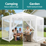 2x2m Gazebo Marquee Mesh Wall Navy | HomeAndLiving