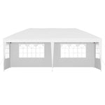 Gazebo Pop Up Marquee 3x6m Wedding Party Outdoor Tent White