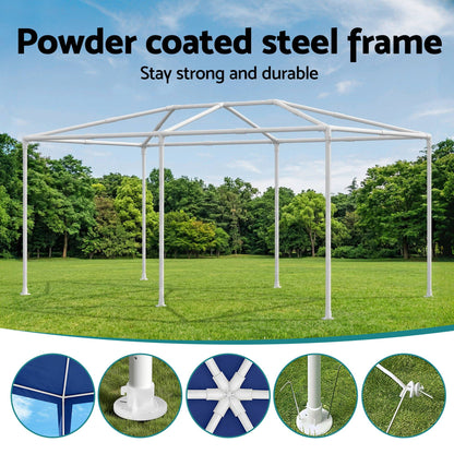 3x6m Gazebo Marquee Tent Outdoor Canopy | HomeAndLiving - 8