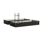 4x Garden Bed 210x90x30cm Galvanised Steel Raised Planter Box with Legs
