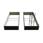 4x Garden Bed 210x90x30cm Galvanised Steel Raised Planter Box with Legs