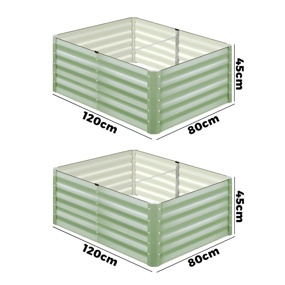Garden Bed 240x80x45CM Raised Container Planter Box Green