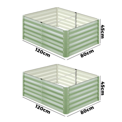 Garden Bed 240x80x45CM Raised Container Planter Box Green
