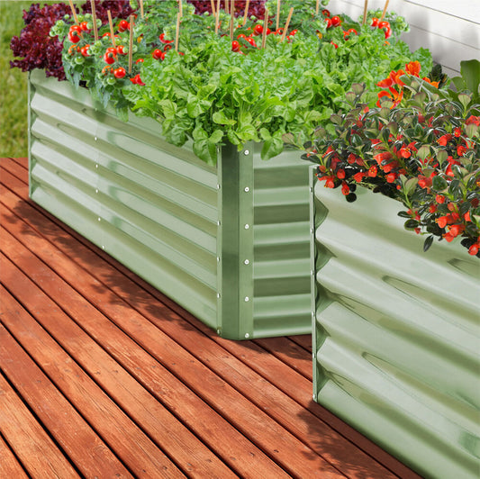 Garden Bed 240x80x45CM Raised Container Planter Box Green