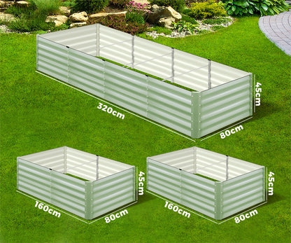 Garden Bed 320x80x45CM Raised Container Planter Box Green