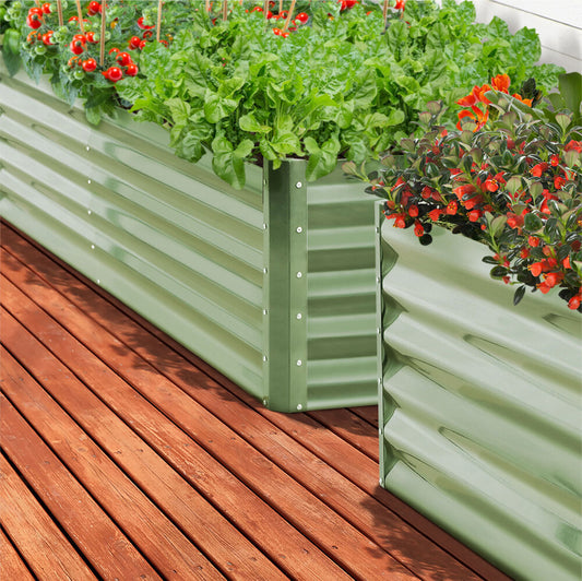 Garden Bed 320x80x45CM Raised Container Planter Box Green