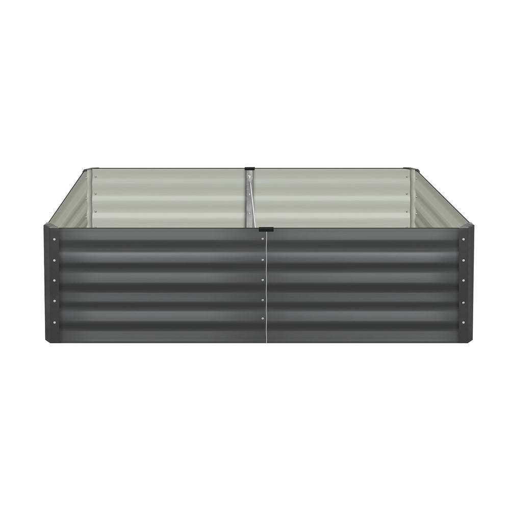Pack of 4 Heavy-Duty Galvanised Garden Beds – 160x80x45cm