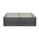 Pack of 4 Heavy-Duty Galvanised Garden Beds – 160x80x45cm