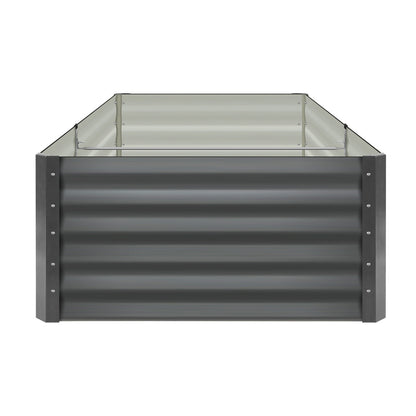 Pack of 4 Heavy-Duty Galvanised Garden Beds – 160x80x45cm