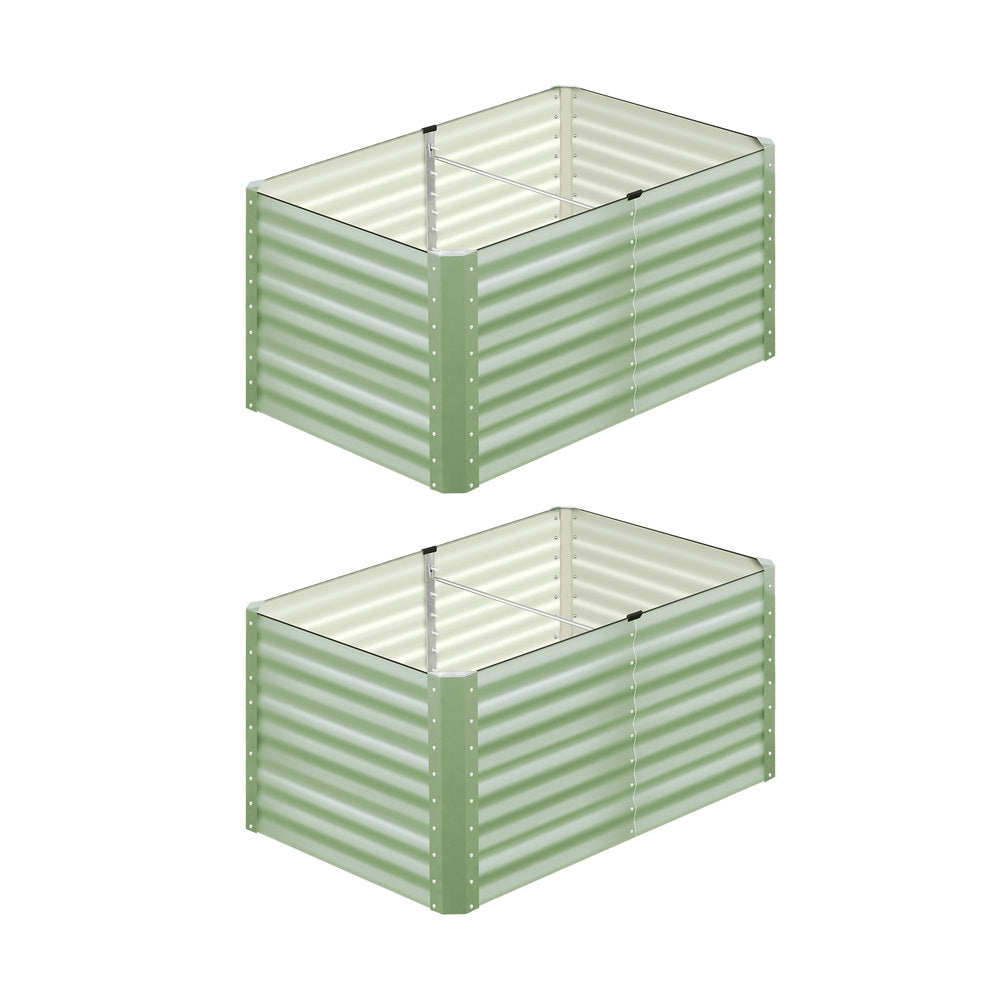 Garden Bed 240x80x73CM Raised Container Planter Box Green