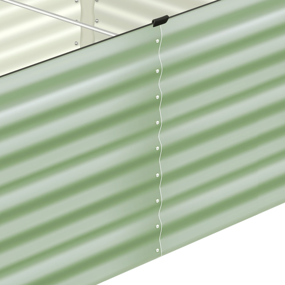 Garden Bed 240x80x73CM Raised Container Planter Box Green