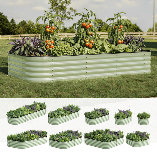 9 In 1 Garden Bed Modular Container Galvanised Steel 40CM High - 7