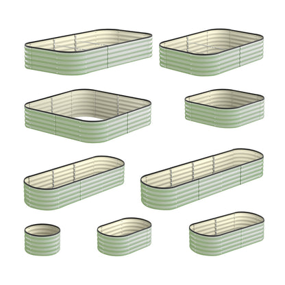 9 In 1 Garden Bed Modular Container Galvanised Steel 40CM High
