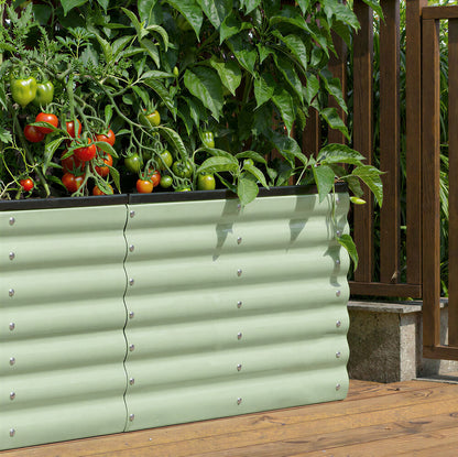 9 In 1 Garden Bed Modular Container Galvanised Steel 56CM High