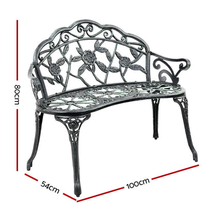 Outdoor Garden Bench - Vintage Green