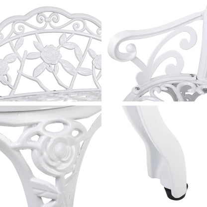 Outdoor Garden Bench - Vintage White